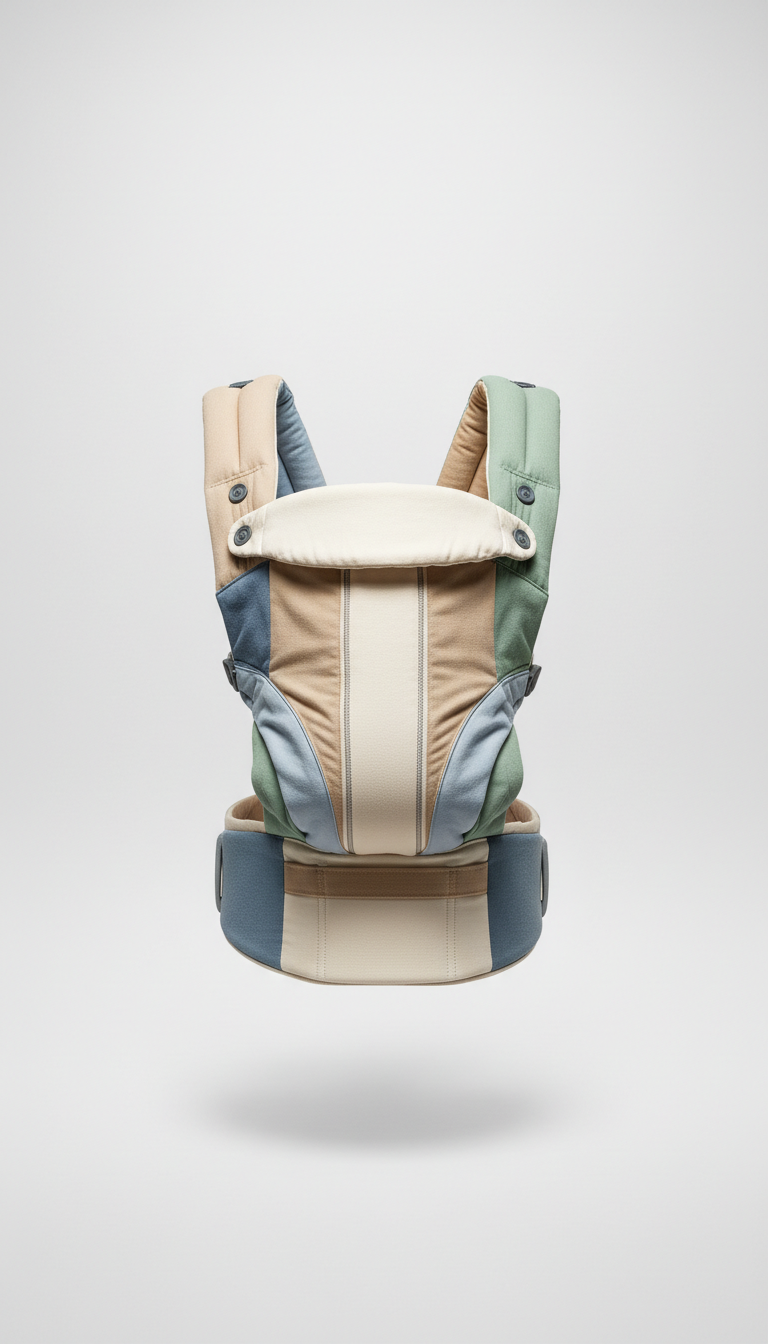 Ergonomic Baby Carrier in Organic Cotton